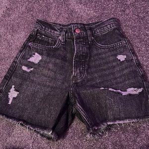 High rise Jean shorts
